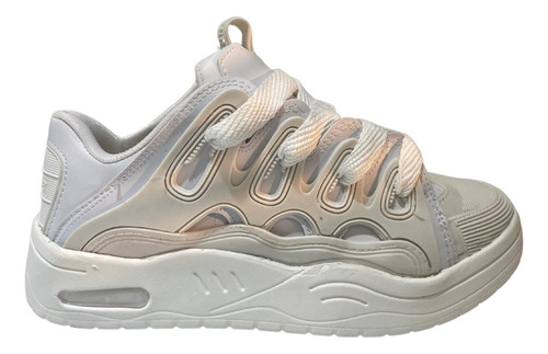 Zapatillas De Mujer Urbanas Cordón Ancho (gv/stre)