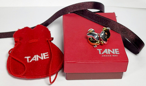 Originales Mancuernillas Tane Gemelos Plata 925 Vermeil Oro (Usado)