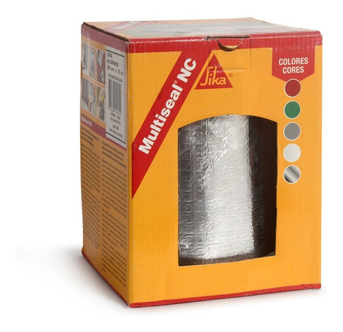 Membrana Asfáltica Adhesiva Aluminio Sika Multiseal 200mm