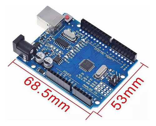 Uno R3 Smd Tecneu Con Cable Usb Compatible Con Ide Arduino