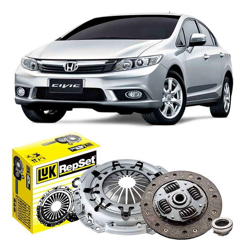 Kit Embreagem Civic Lxs 1.8 2007 Até 2011 Luk 622332900