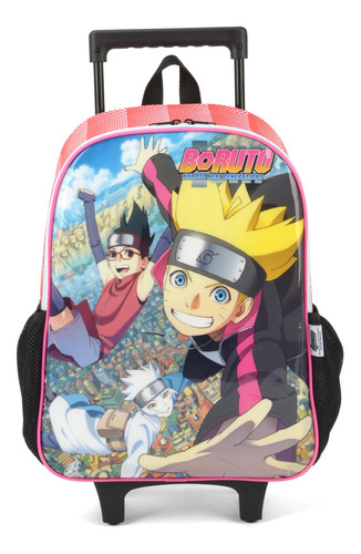 Mochila Rodinha G 16 Infantil Boruto P1 Luxcel Ic38112br