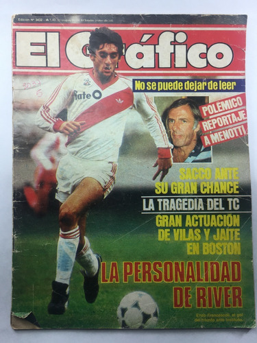 Revista El Grafico N° 3432 La Personalidad De River