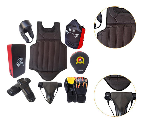 8x Equipo De Protección De Taekwondo Protección Completa L