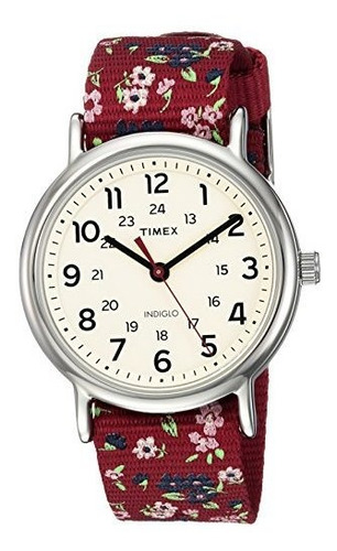 Timex Weekender Reloj De Pulsera Deslizante De 38 Mm, Para M