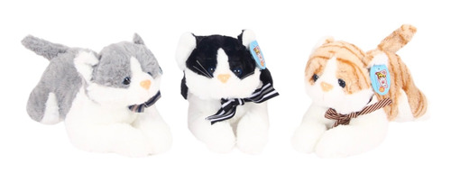 Gato Acostado De Peluche 4366-2 45cm 