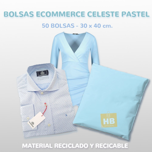 Imagen 4 de 5 de Bolsas Ecommerce 30x40+5cm Tricapa Premium Inviolable X50u