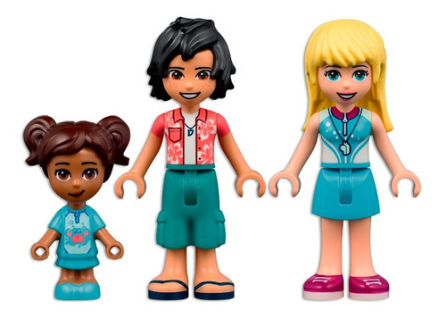 Lego Friends Genial Playa De Surf Con Amigos Set Completo Cantidad De Piezas 288