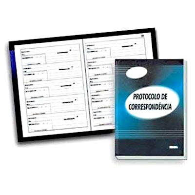 Imagem 1 de 1 de 2 Livro Protocolo Correspondência 1/4 100fls 5887-5 Sao Domi