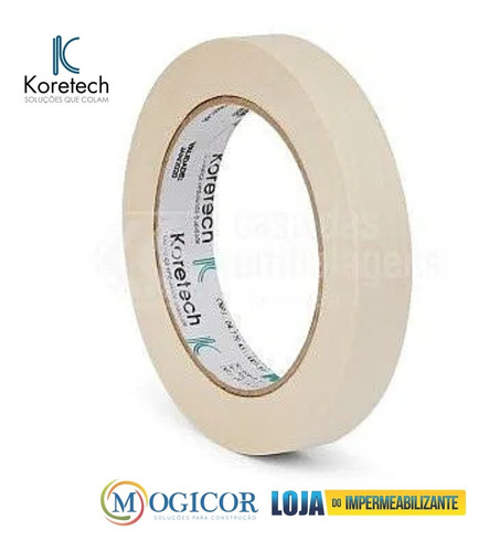 Imagem 3 de 4 de Fita Crepe Adere Tapefix Uso Geral 48mm X 50m - 5 Unidades