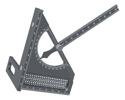 Regla De Medición Multiángulo 3d Para Carpinteros Y Gris