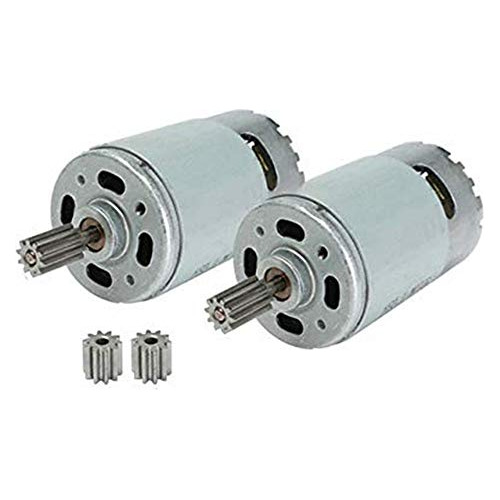 Motores 550 12v 30000rpm 2engranajes 10t 10x10mm/13x8.5mm 2u