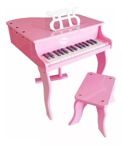 Piano de Cauda Acústico Infantil com 30 Teclas