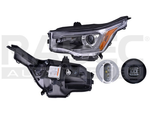 Faro Cv Acadia 17-18 P/foco Xenon Tyc Izq