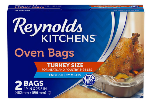Reynolds Bolsas Para Hornear P/pavo Conserva Sabor 2 Pzas Xl