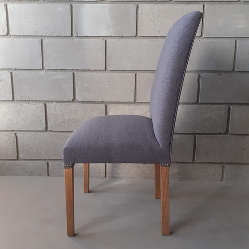 Imagen 7 de 10 de Silla Comedor Vestida Tela Antimancha Premium Sin Interes