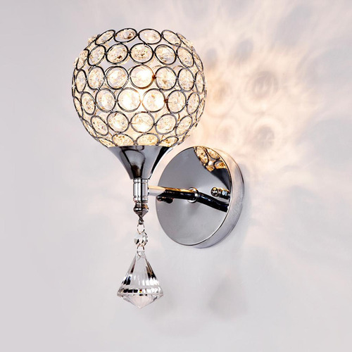 Lâmpada De Parede De Cristal Moderna Pt Lâmpada De Luz T1