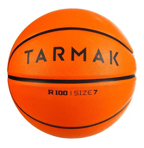 Balón De Básquetbol R100 Talla 7 Naranjo