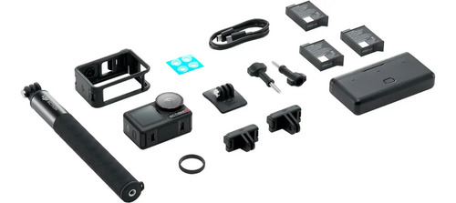 Dji - Camara De Accion Osmo 5 Pro 4k Combo Aventura Color Negro