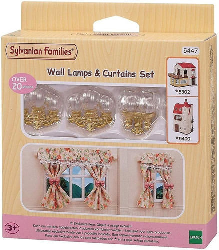 Sylvanian Families Juego De Cortinas Y Lamparas Juguete Ax ®