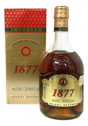 Brandy De Jerez 1877 Solera Reserva 700 Ml