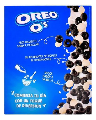Cereal Oreo O´s Chocolate Y Vainilla 311 G 5 Cajas