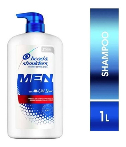 Shampoo Head & Shoulders Men Con Fragancia Old Spice 1 L