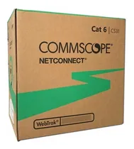Comprar Cable De Red Utp Cat6 Amp Caja 305mts Commscope 100% Cobre