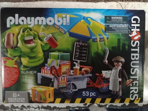 Playmobil 9222 Ghostbusters Carrito De Hot Dogs Pegajoso 