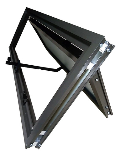 Ventiluz Aluminio Negro 110 X 40 Cm