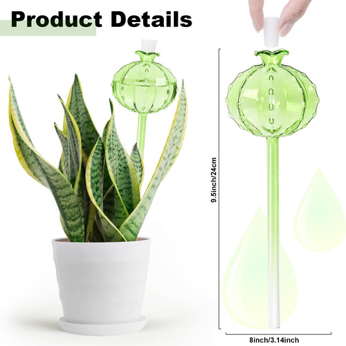 2 Globos Para Regar Plantas, Dispositivos De Riego De Vidrio