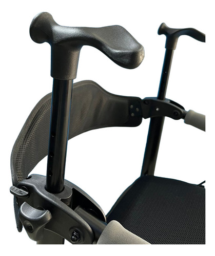 Andadera Rollator Asiento Aluminio Doble Apoyo Plegable
