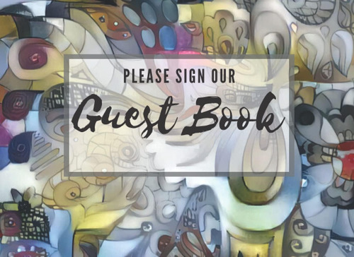 Libro: Please Sign Our Guest Book: Art Gallery Guest Book In