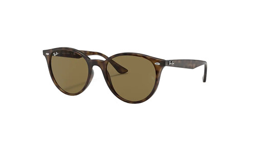 Imagen 1 de 2 de Anteojos de sol Ray-Ban RB4305 Standard con marco de propionato color gloss tortoise, lente dark brown clásica, varilla gloss tortoise de propionato