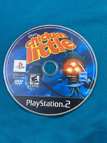 Chicken Little Playstation 2 Ps2 Solo Disco