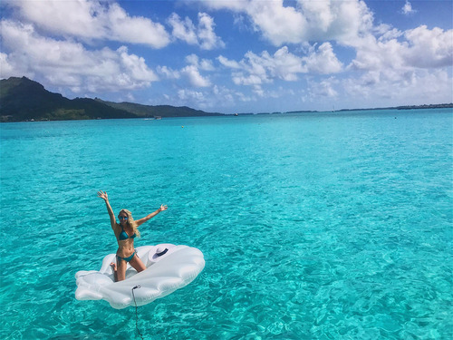 Flotador Para Piscina Swimline Seashell Island Extra Grande