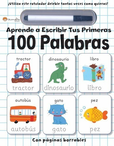 Libro - Aprende A Escribir Tus Primeras 100 Palabras