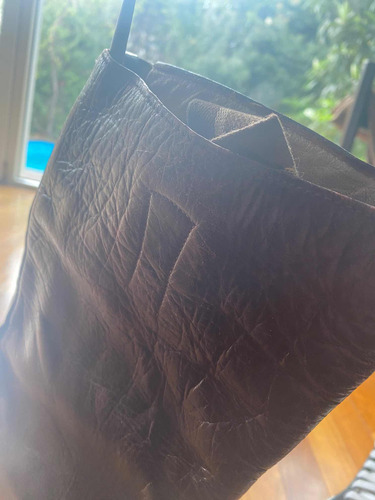 Bota Equitación Cuero Vacuno Talle 39 Unisex (Usado)