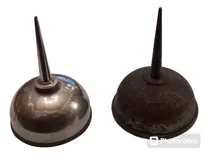 Comprar Lote De 2 Antiguas Aceiteras De Maquina Coser Alfa