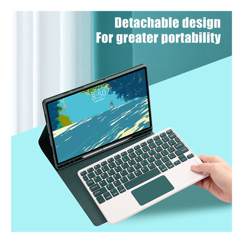 Funda Teclado Táctil Ñ For Samsung Galaxy Tab A8 10.5 2021