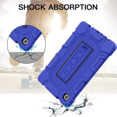 Funda Para Samsung Galaxy Tab A7 Lite Antigolpes Color Azul Azul