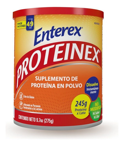 Enterex Proteinex Suplemento En Polvo 275g 