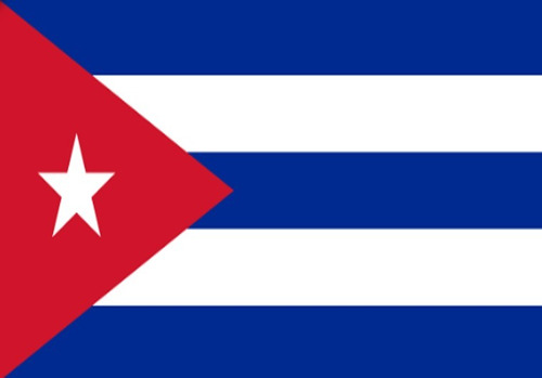 Bandera Cuba 1mtr X 1.5mtrs Poliester Estampado