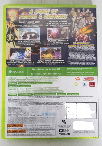 Naruto Shippuden: Ultimate Ninja Storm Revolution 360 Físico (Usado)