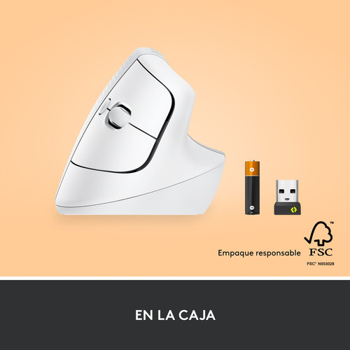 Mouse Logitech Lift Inalámbrico Ergonómico Sensor Óptico Bla