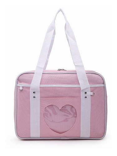 Bolsas Escolar Japonesas De Corazón Kawaii De Hombro Jk