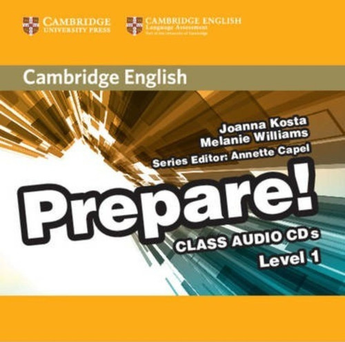 Prepare! 1_class Audio Cd X 2 #, De Kosta,  Joanna & Williams,  Melanie. Editorial Cambridge University Press, Tapa Blanda En Inglés