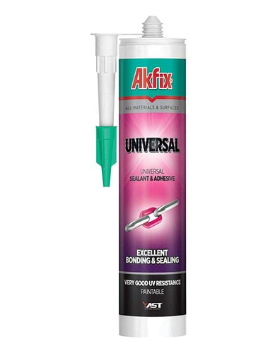 Akfix Sellador Hibrido Impermeable Universal Adhesivo Para 1