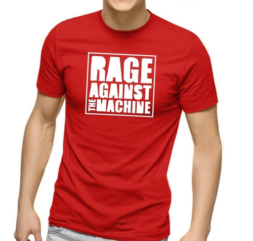 Camiseta Masculina Rage Against The Machine V3 100% Algodão