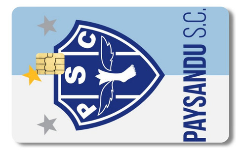 Adesivo Cartão Times Futebol Personalizar Nacional Paysandu